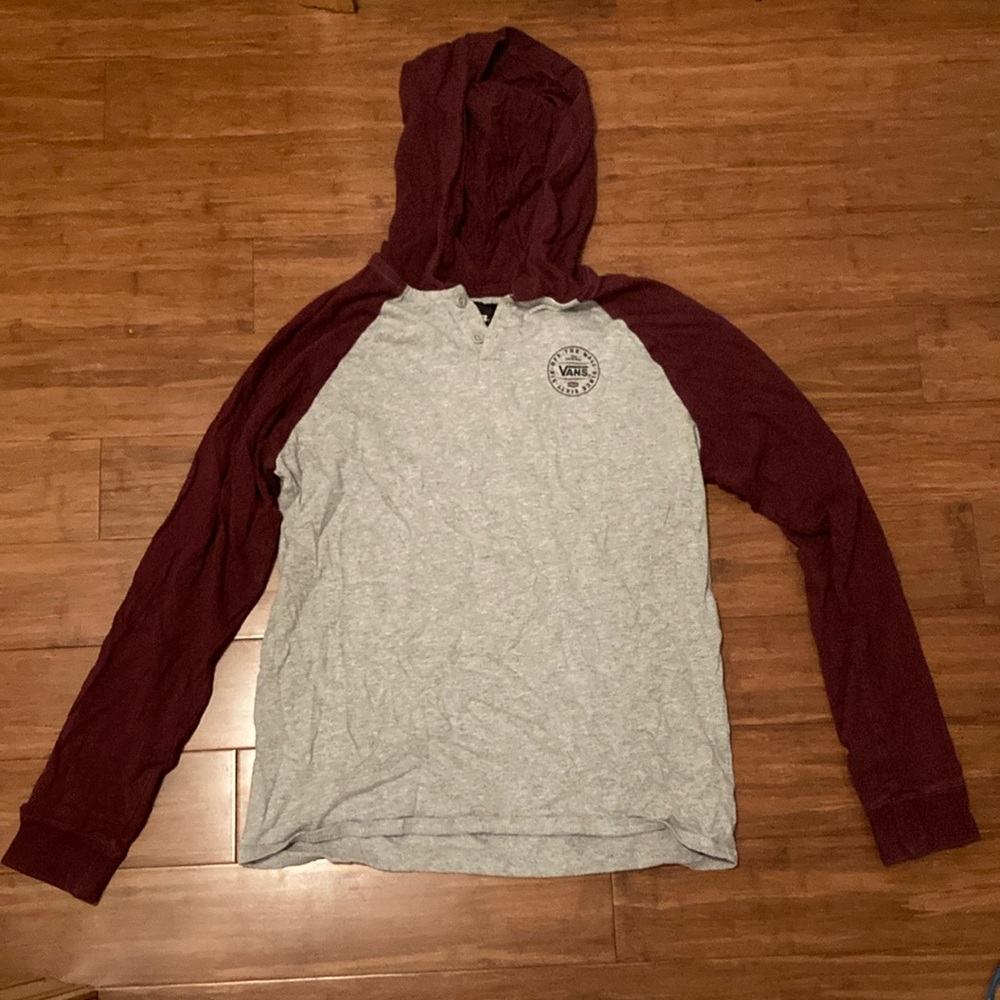 Vans hooded long sleeve tee